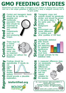 Cover photo for GMO Feeding Studies